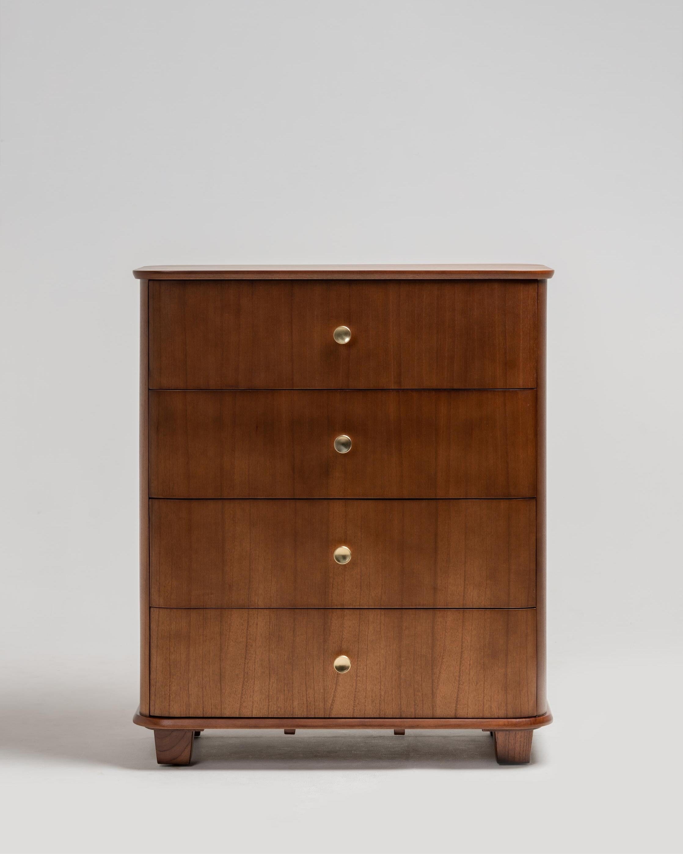 Carmellia Tall Chest of 4 Drawers