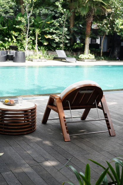 Catania Outdoor Chair - solid wood chair - Larkwood Furniture