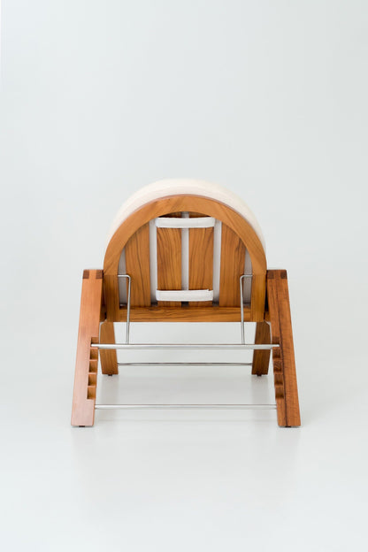Catania Outdoor Chair - wooden chair with cushion - Larkwood Furniture