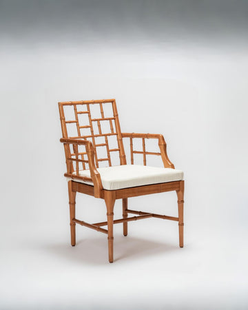 Chinese Chippendale Armchair - Wooden Armchair - Larkwood Furniture