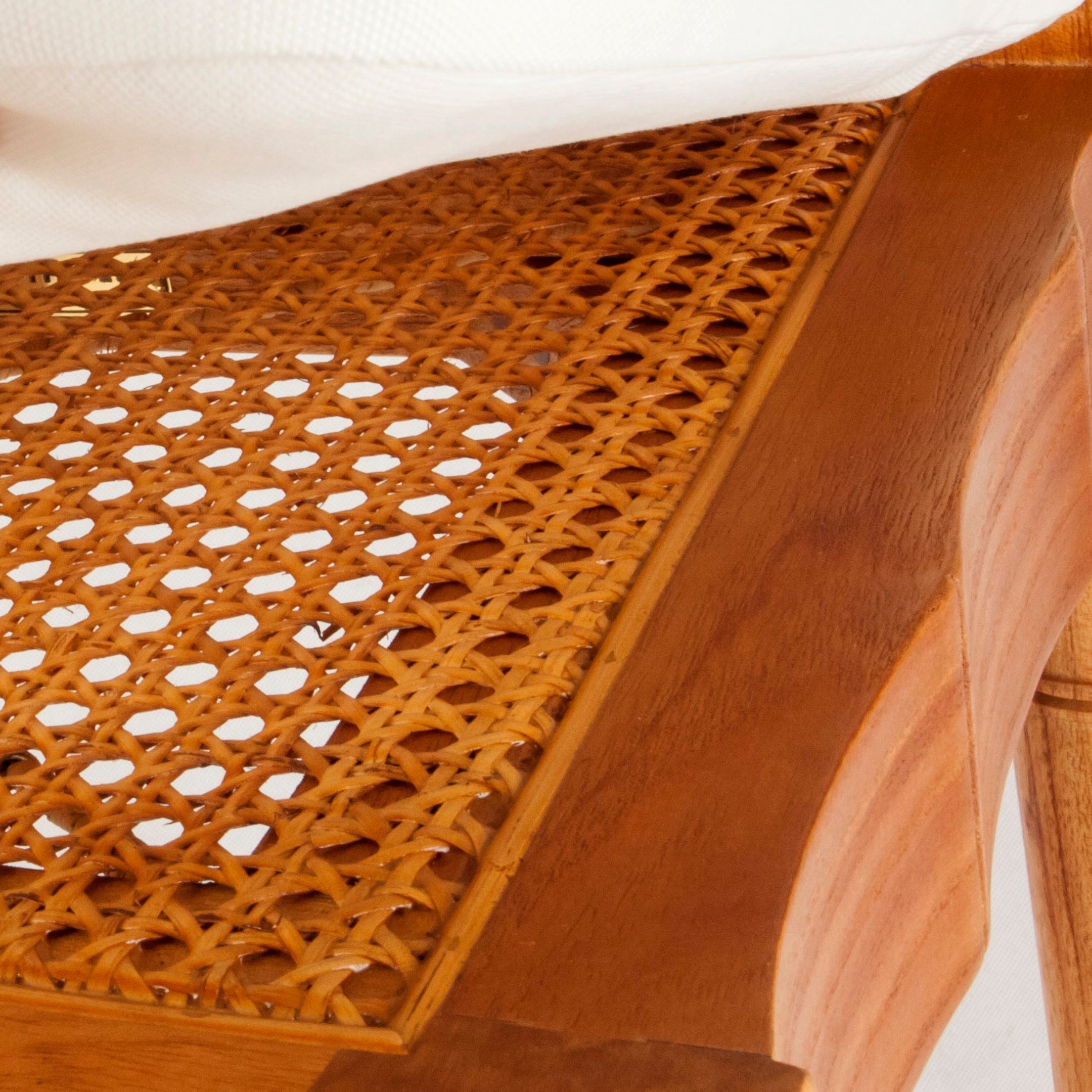 Chinese Chippendale Bar Stool - woven stool - Larkwood Furniture