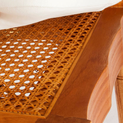 Chinese Chippendale Bar Stool - woven stool - Larkwood Furniture