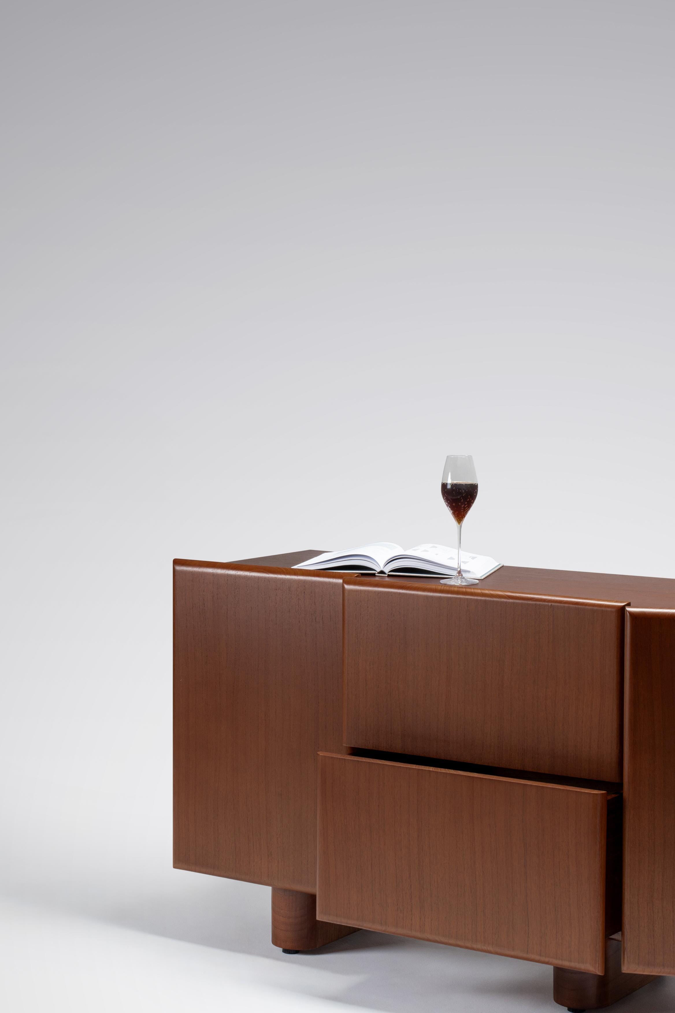 Wooden sideboard credenza