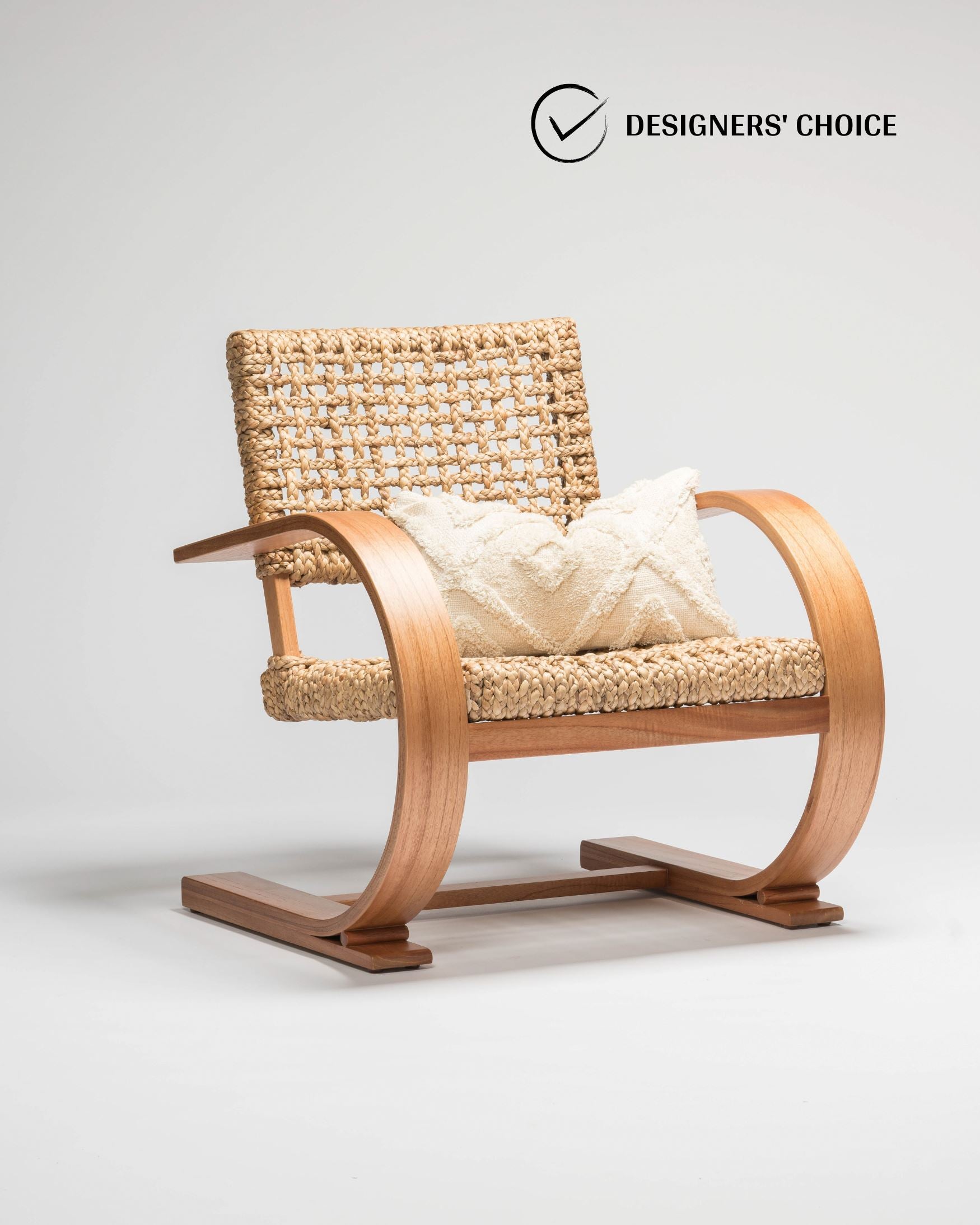 French Modernist Armchair - Wooden Armchair -  Larkwood Furniture