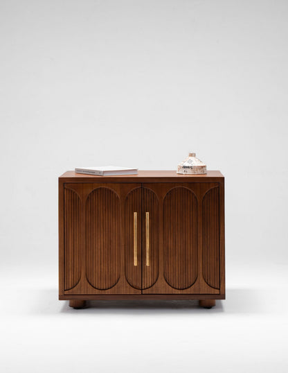 bedside table nightstands, dark wood colour