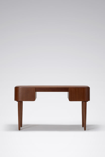 dark wooden desk
