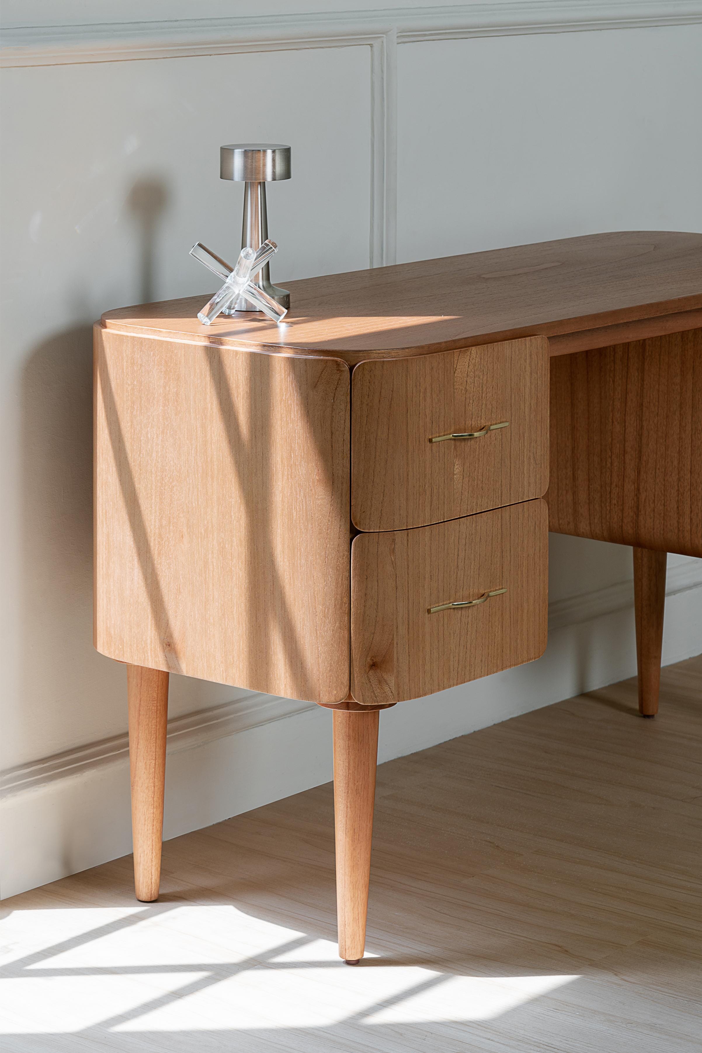 wooden drawer desk
