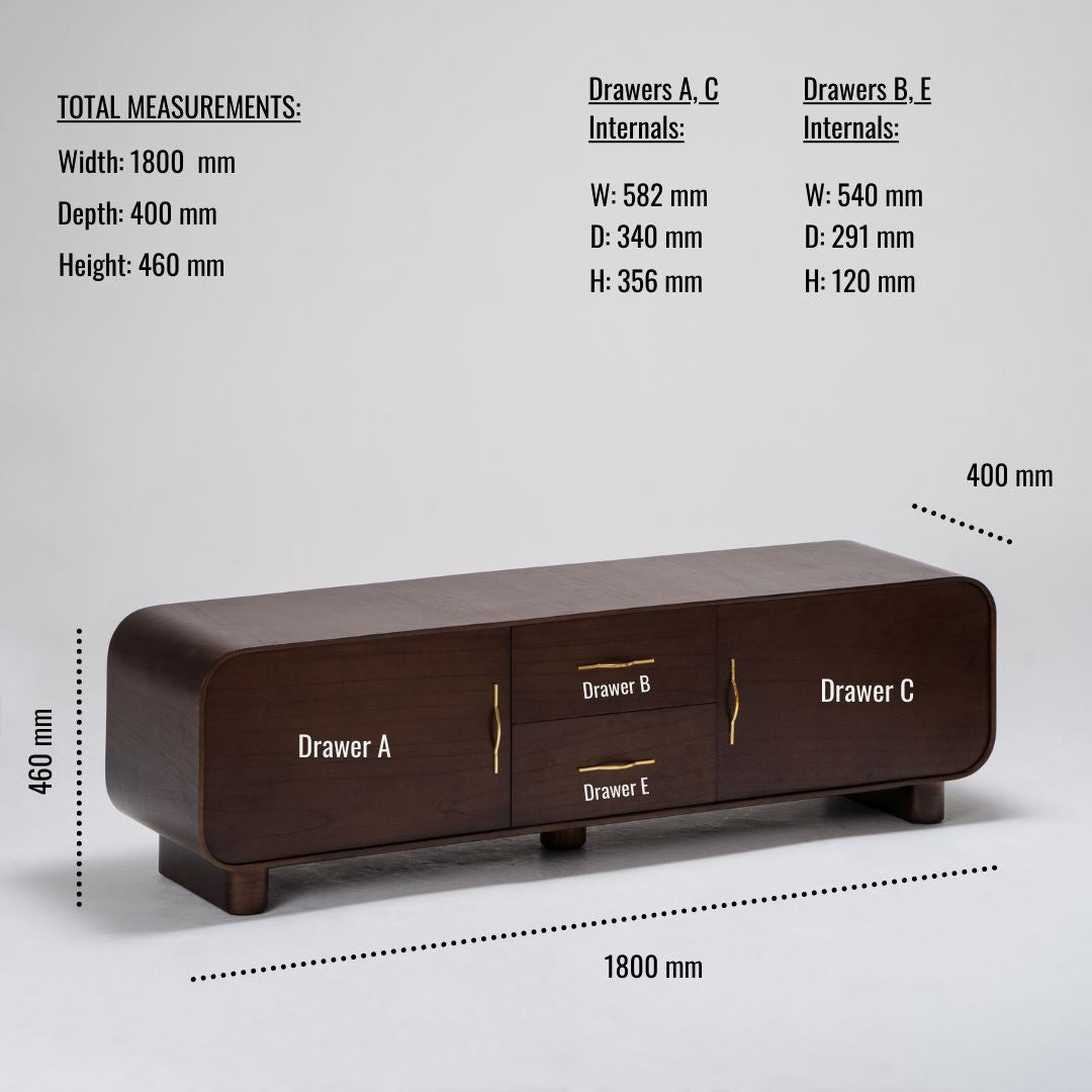 Marguerite TV console - Unit TV - Larkwood Furniture