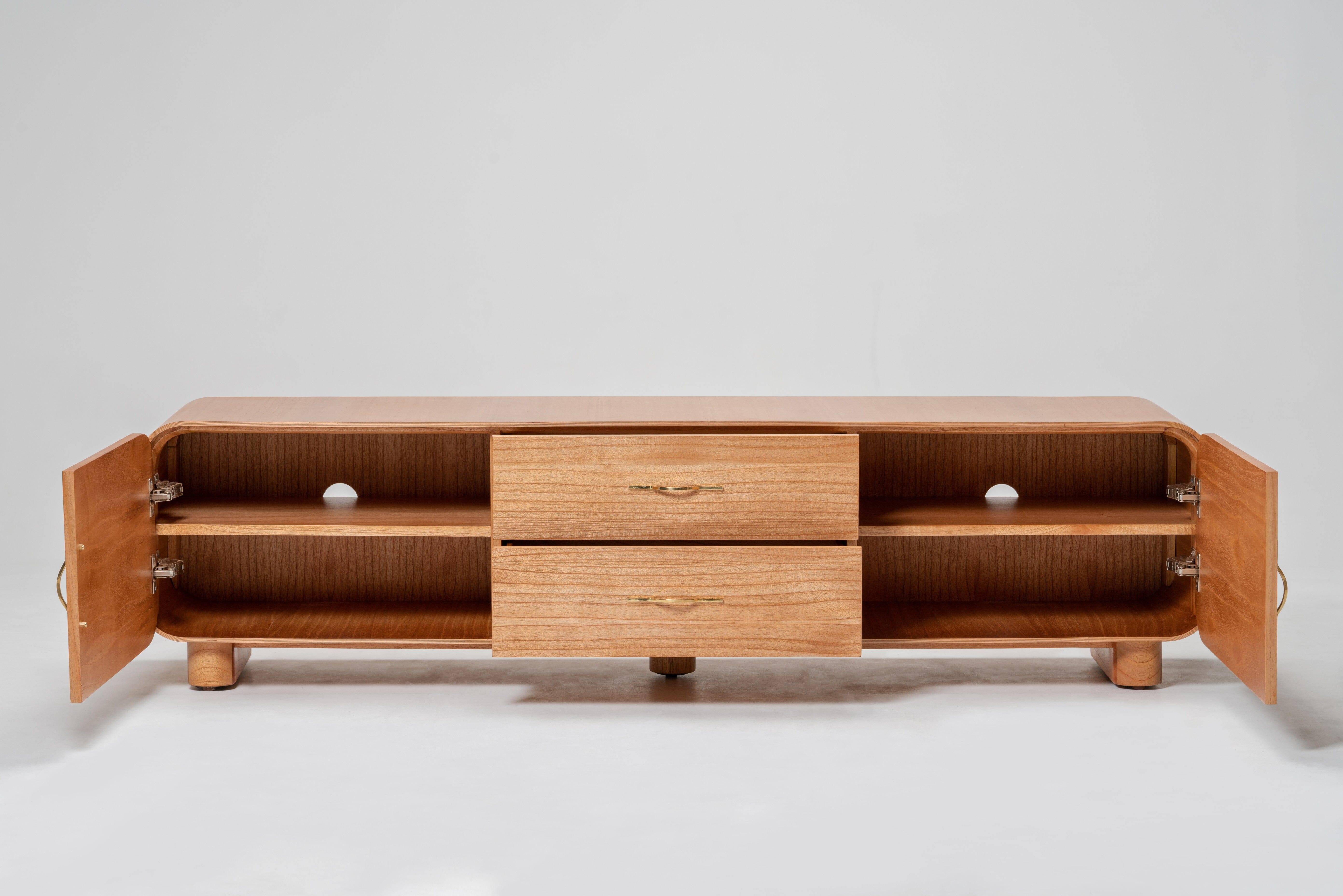 Marguerite TV console - wooden tv unit - Larkwood Furniture