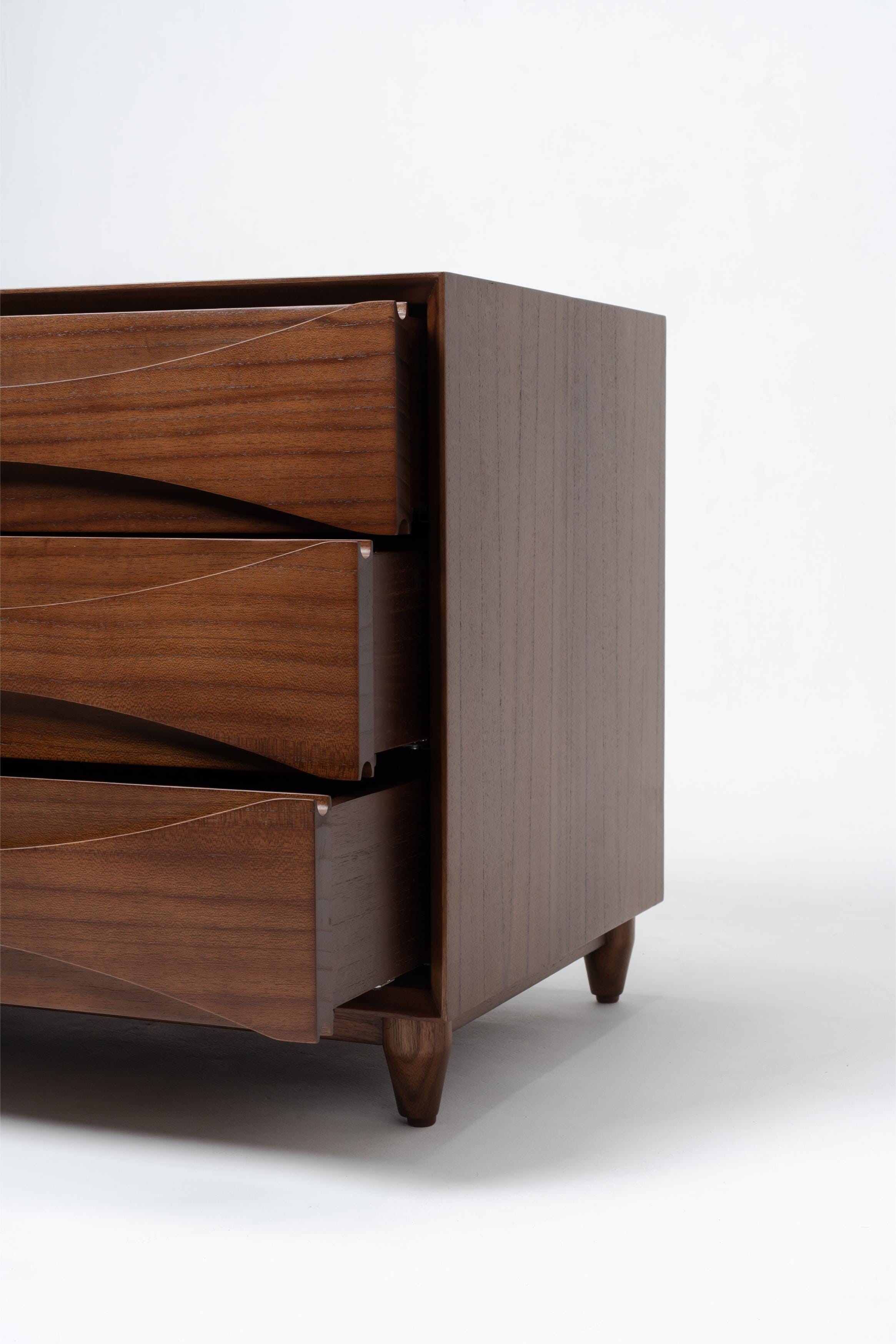 mid-century modern bedside table