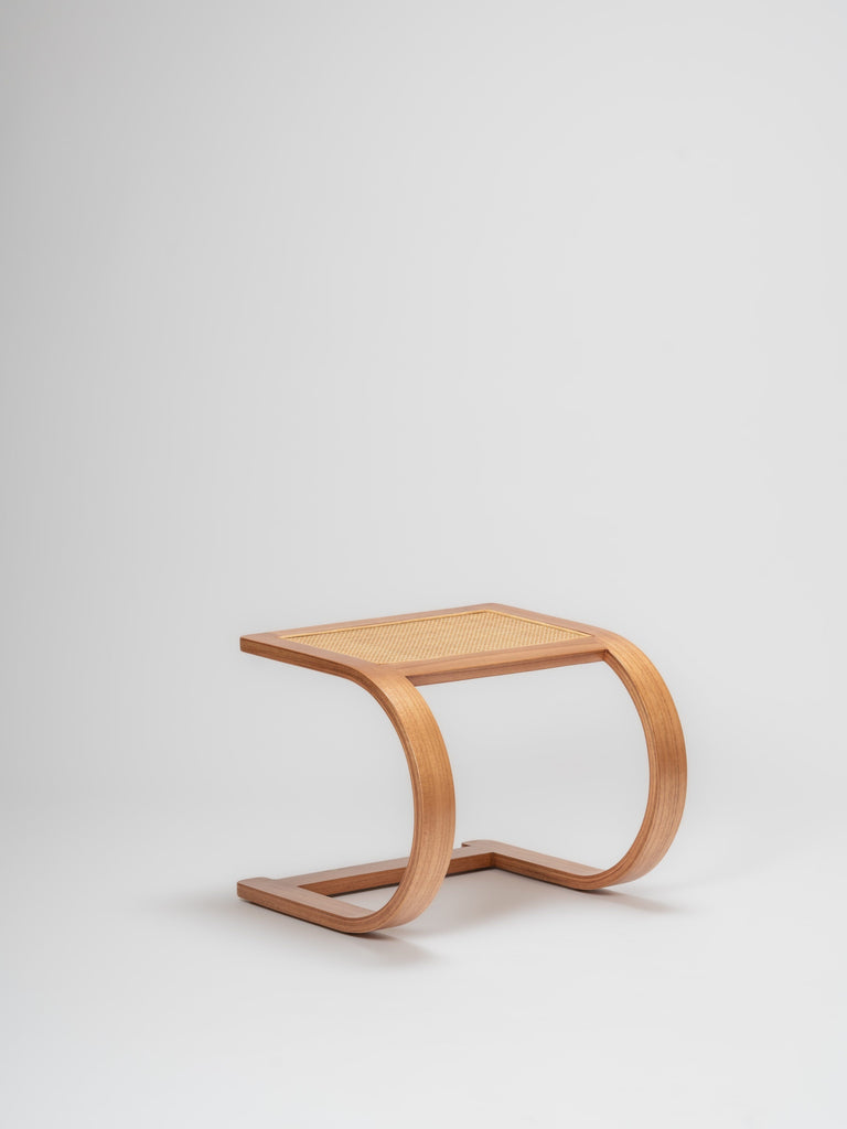 Parisian Side Table & Foot Stool - Wooden side table & footstool - Larkwood Furniture