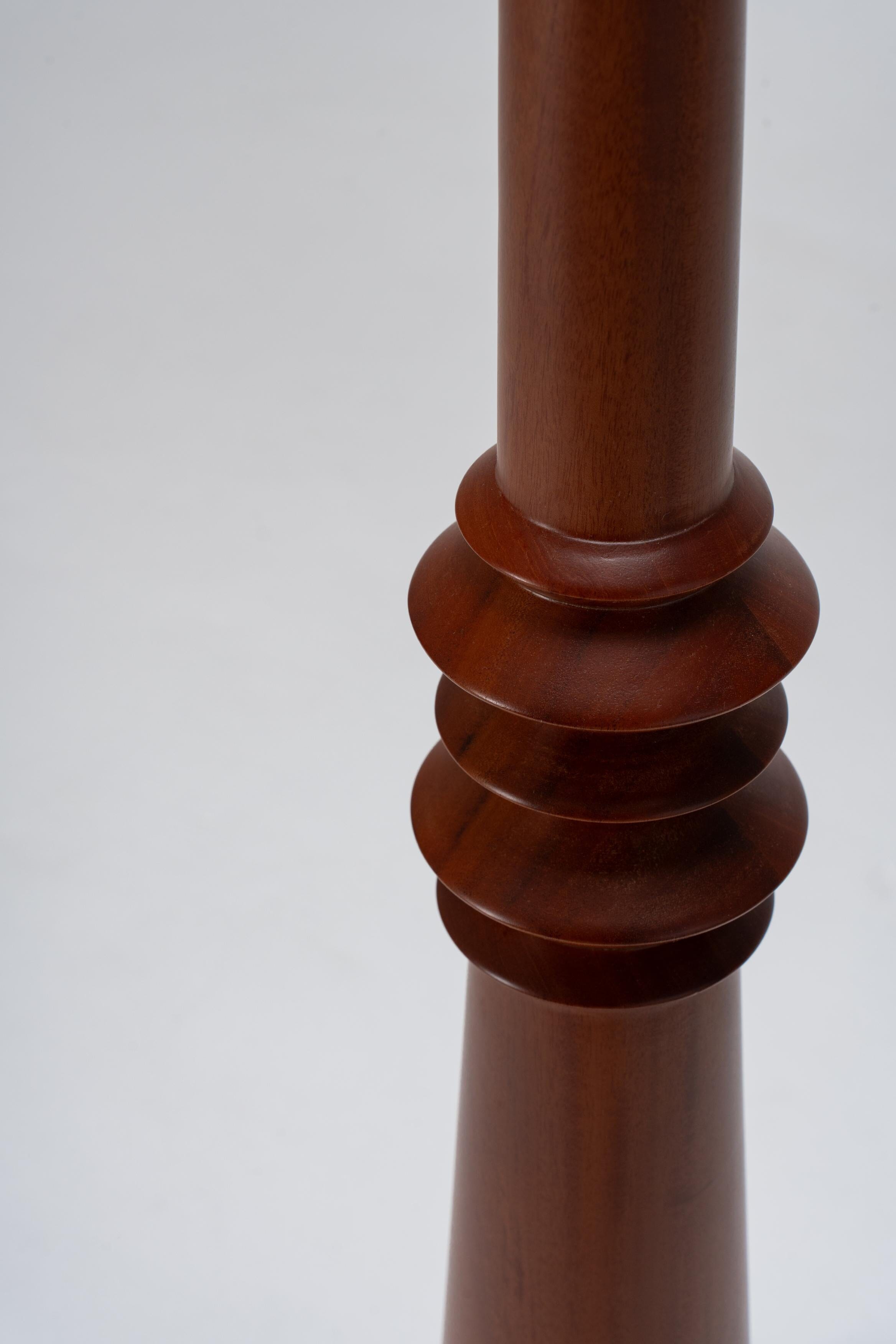 modern wooden floor lamp