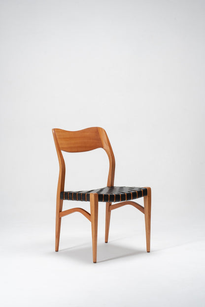 St. Claire Chair Leather Woven