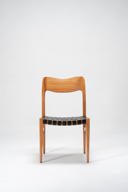 St. Claire Chair Leather Woven