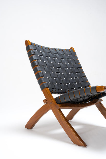 Urban Cocktail Chair | Leather Woven