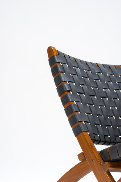 Urban Cocktail Chair | Leather Woven