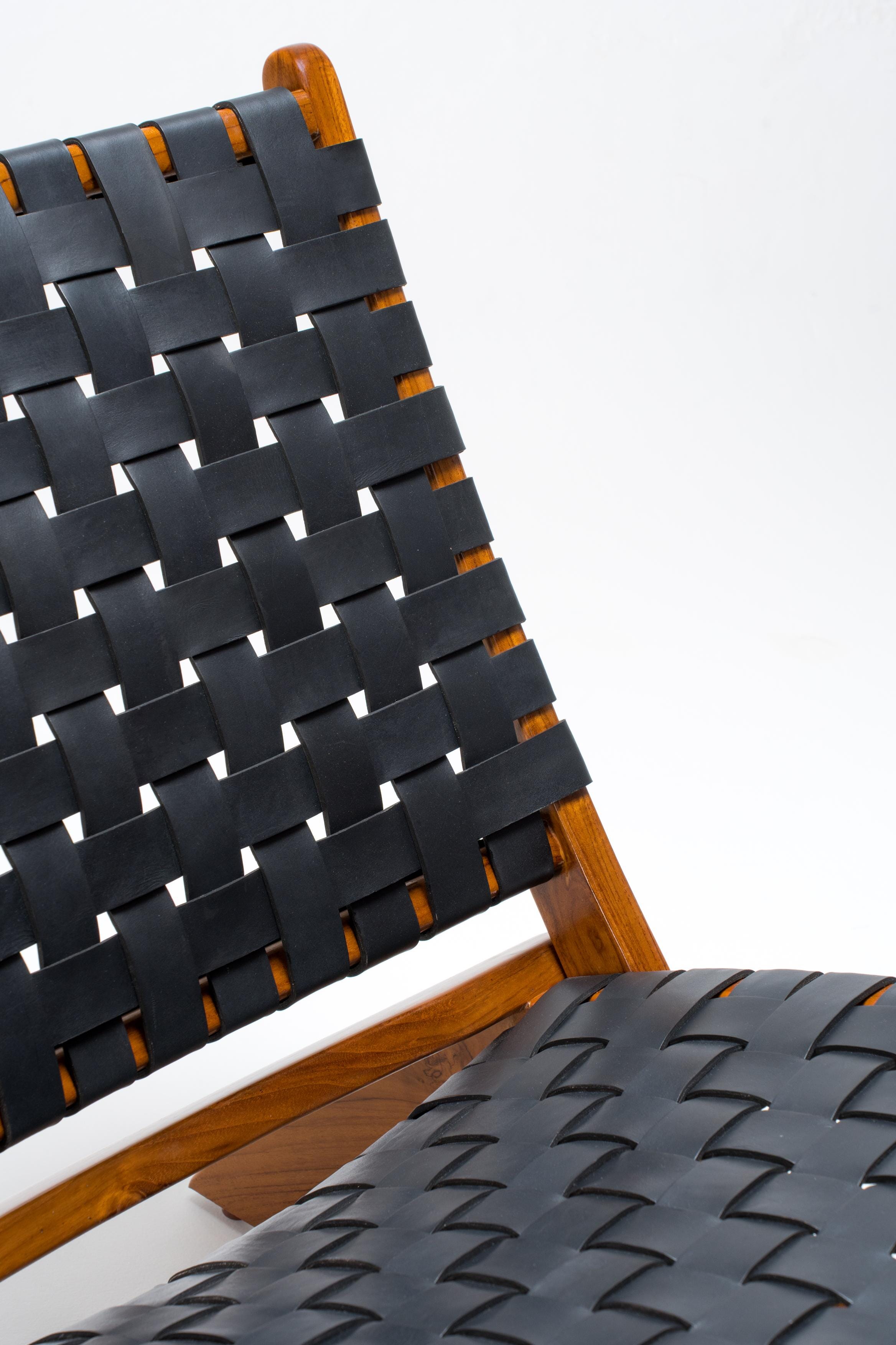 Urban Cocktail Chair | Leather Woven