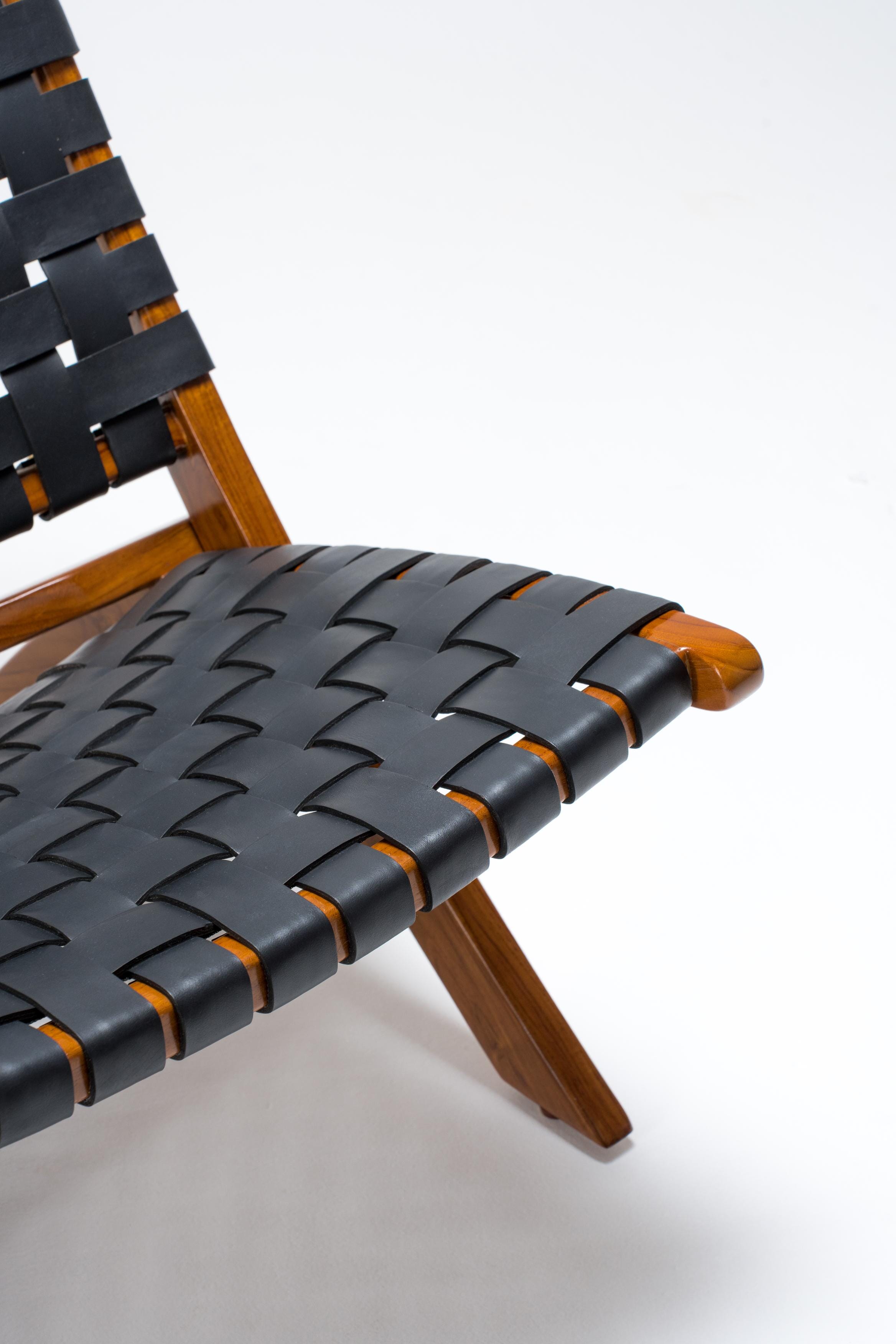 Urban Cocktail Chair | Leather Woven