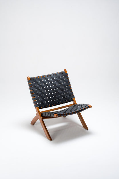 Urban Cocktail Chair | Leather Woven