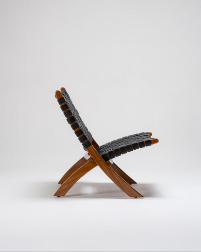 Urban Cocktail Chair | Leather Woven