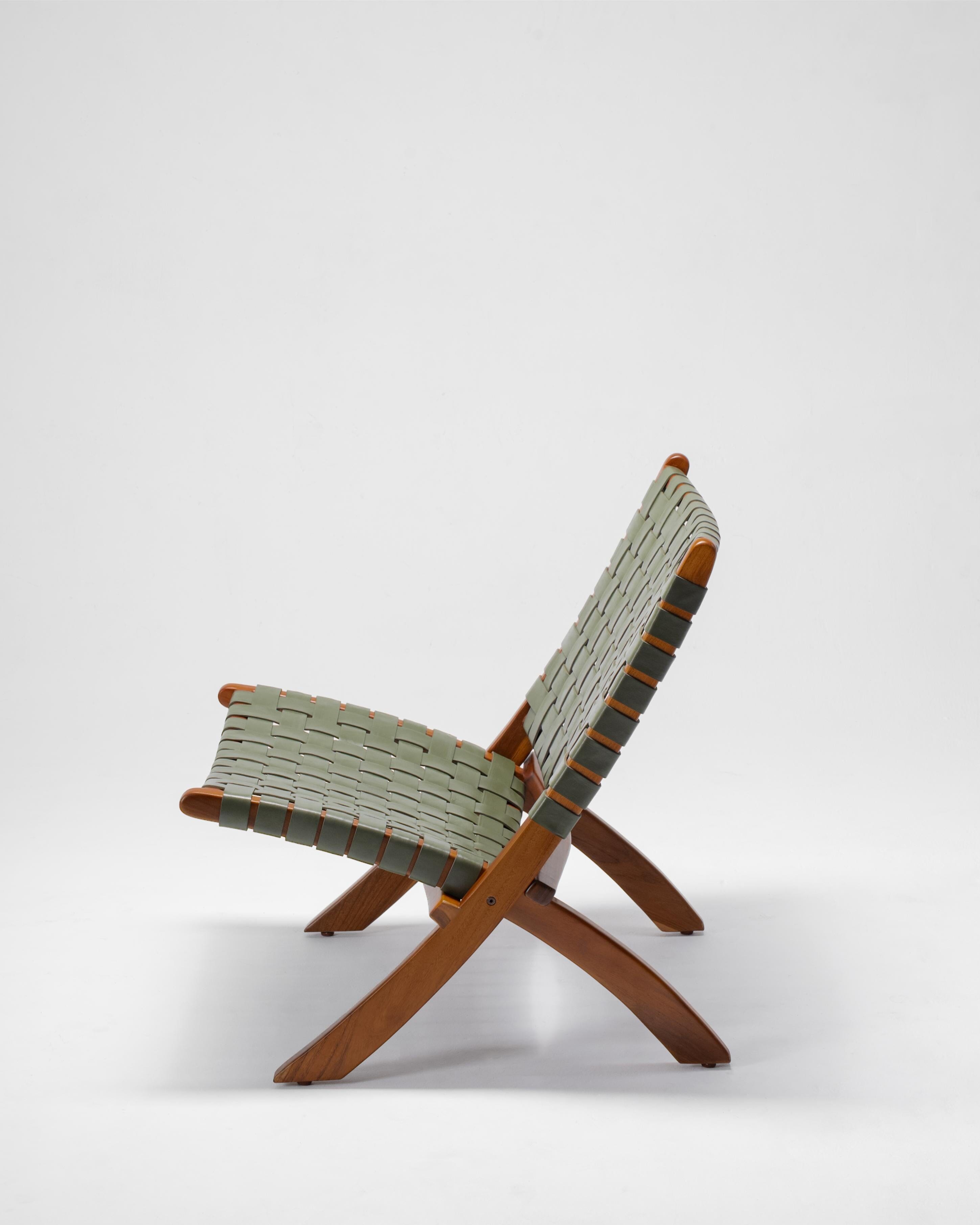 Urban Cocktail Chair | Leather Woven