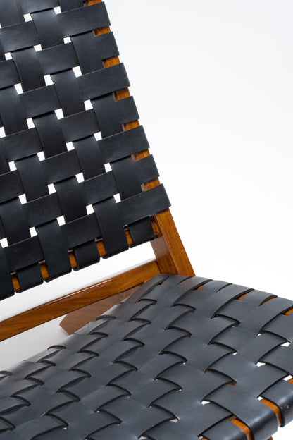 Urban Cocktail Chair | Leather Woven