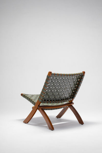 Urban Cocktail Chair | Leather Woven
