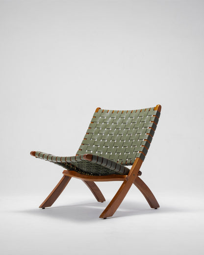 Urban Cocktail Chair | Leather Woven