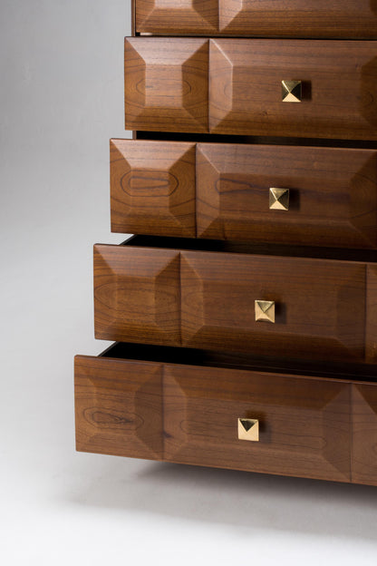 Verona Tall Chest of 5 Drawers